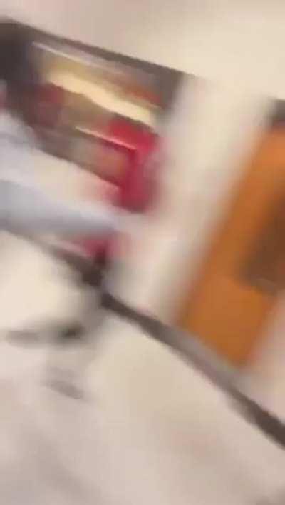 Entire school fighting