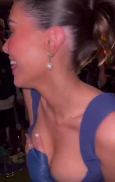 Cleavage & Tongue Out for her 23rd Birthday