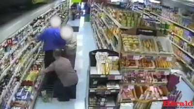 Bum-Sniffing in a Supermarket