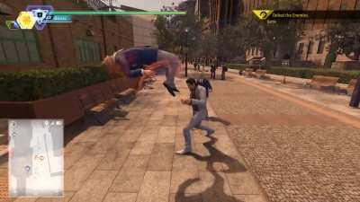 Kiryu Beats Up Students