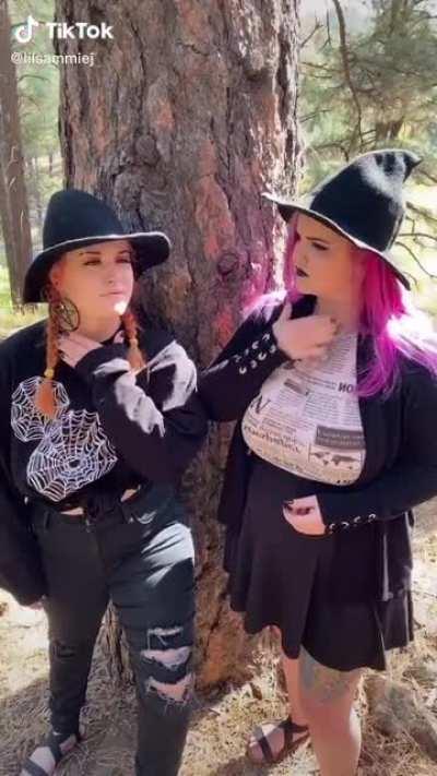 Dumb witches can’t even conjure up more than one man 🤣