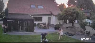 Taking your RC plane for a flight in the back garde