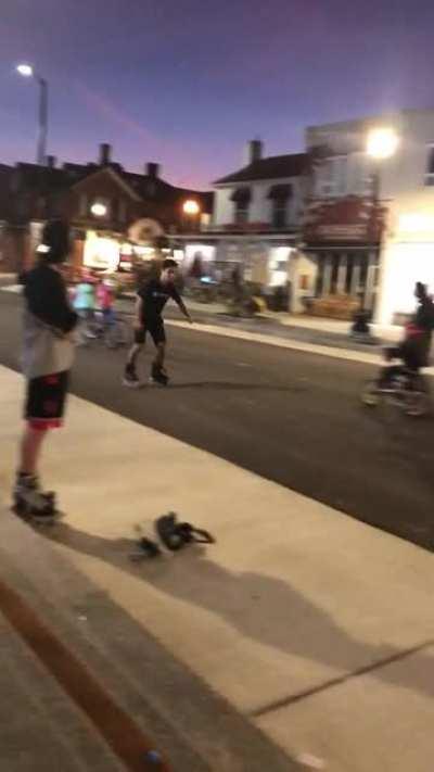 Saw some kids and decided to jump them 😂