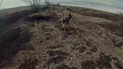 First-person view of Ukrainian assault in the Pokrovsk direction, breaking through under FPV attack & heavy artillery fire. Donetsk region