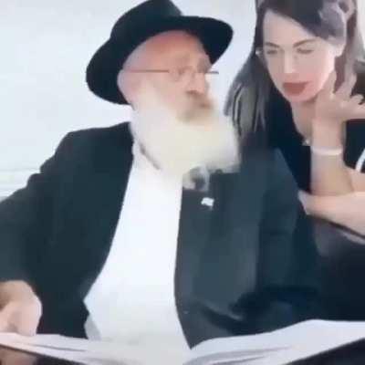 הרב נוח מלמד את הנכדה נימוסים😳😠