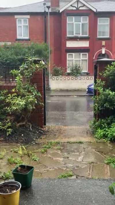 Manchester England, it’s been so hot the past week or so this was well needed, apparently Manchester is the rainiest city I’m the UK. I don’t believe it.