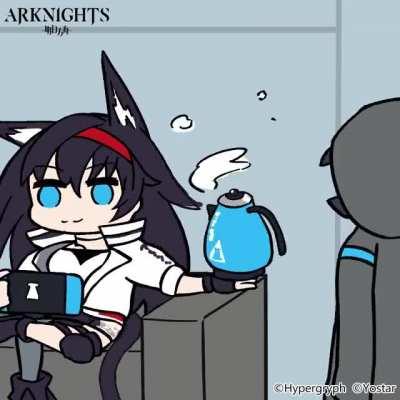 Arknights 50k followers celebration on Instagram