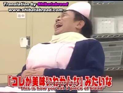 One of the best Batsu segments of all-time, Matsumoto just can't hold it together while trying to tell a story about bread.