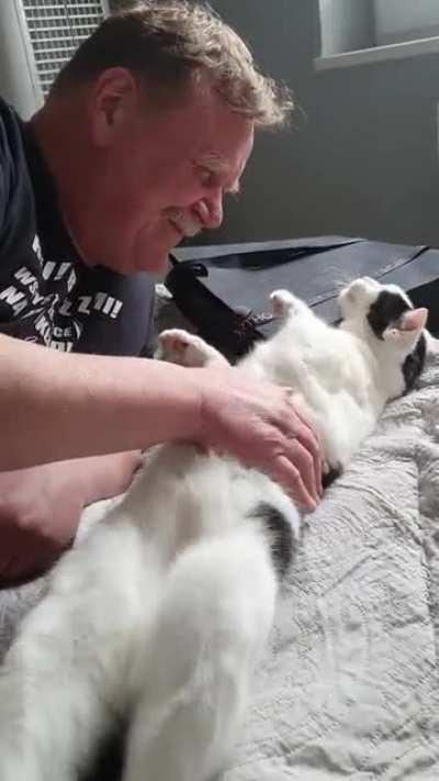 Your old man and the cat he didn't want you to adopt