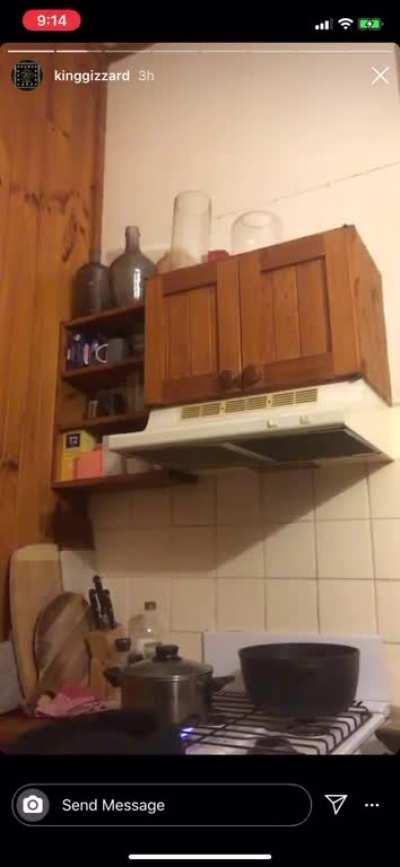 Ambrose making pasta like our forefathers did