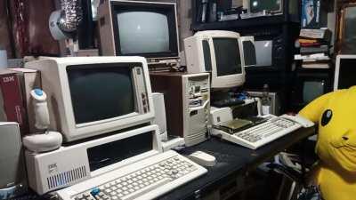 I often think about how cool it would be to time travel and cause some fellow computer geeks to freak out with modern demo scenes.