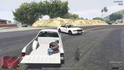 My getaway driver has arrived