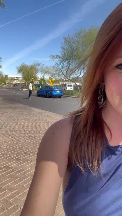 Cumwalk at the local outdoor mall