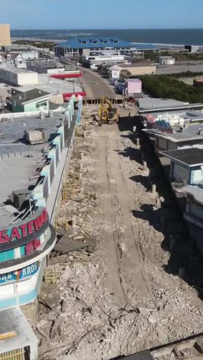 Wildwood Boardwalk Construction