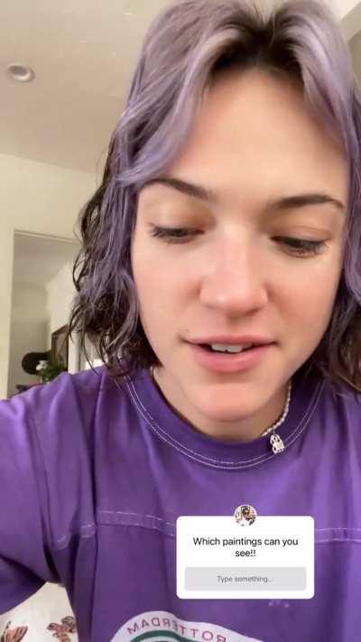 Announcing her new music video 