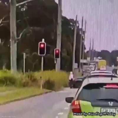 Running A Red Light Into Hell