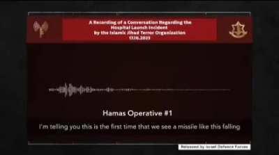 Further proof Israel struck the Hospital by UK broadcasts Channel4news.