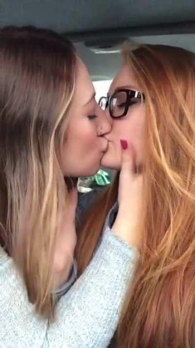 Cute straight girls can no longer resist each other
