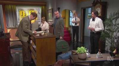 Basil Fawlty running Quarantine Hotels - ABC skit
