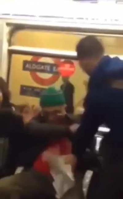 K.O on bus after nut shot