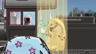 le first napkin has arrived