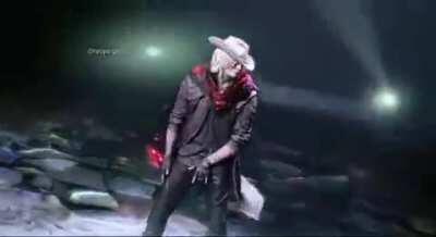 DMC: Dancing because I should have been thr one to fill your dark soul with light!