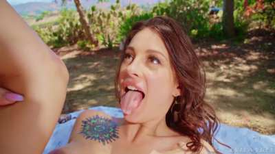 Emma Rose Gives Maddy May Her First Trans Anal Fuck