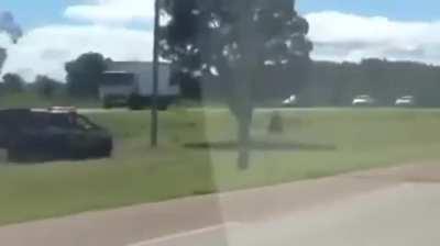 Elusive biker meets sudden eject