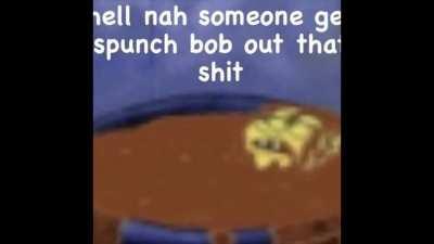 Pico reacts to Spunch Bob.