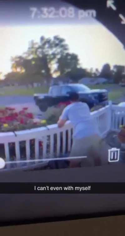 To sit on the railing…