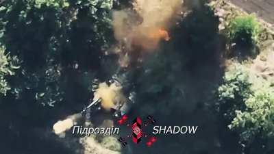 UA shadow unit compilation of FPV drones, Artillery and HIMARS hits on Russian troops and equiptment.