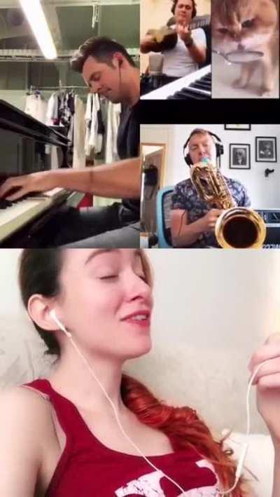 Coming together to create a banging song