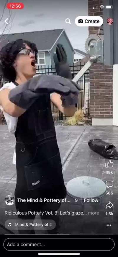 Ruined an interesting glazing video