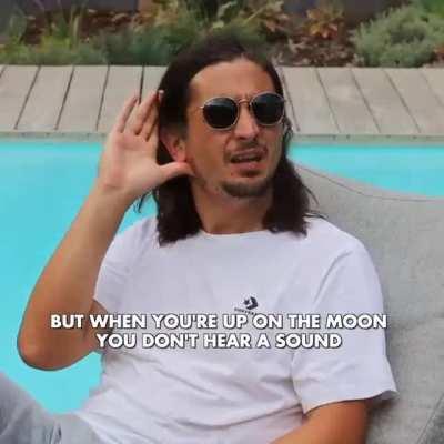 Amazing duet between man and cat