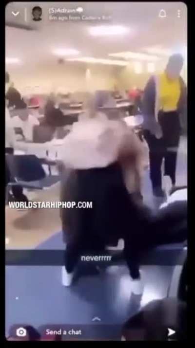 Mocking her in a seizure