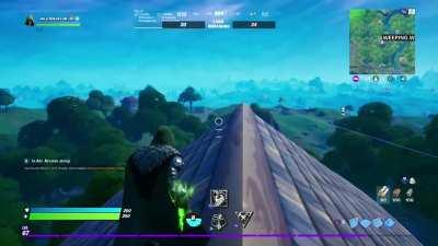 Just wanted to see how far the projectiles would go and...