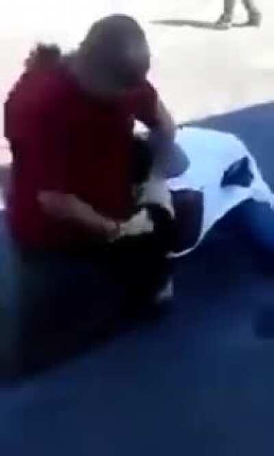 Punk tries impressing his friends by playing the knockout game and walks up to an older gentleman and sucker punches him. Fortunately for us he never thought about what would happen if the older guy ate his punch and started giving him the business.