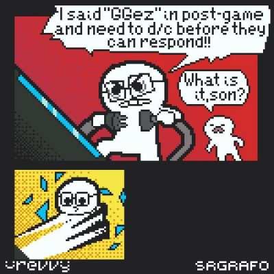 When the game is REALLY close.