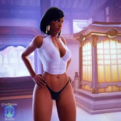 D.va, Sombra, Pharah, Ashe (CyroManiac Studio)