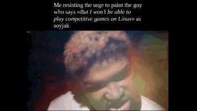 Imagine complaining that you can't play League of Legends smh