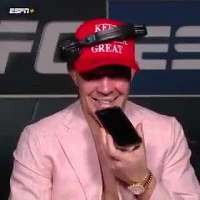 Colby Covington gets surprise call from POTUS