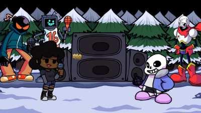 Palace Raid, but Carol and Sans sing it!