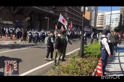 Video footage of the Japan First Party (far-right party) protesting and calling for the deportations of the Kurds from Japan.