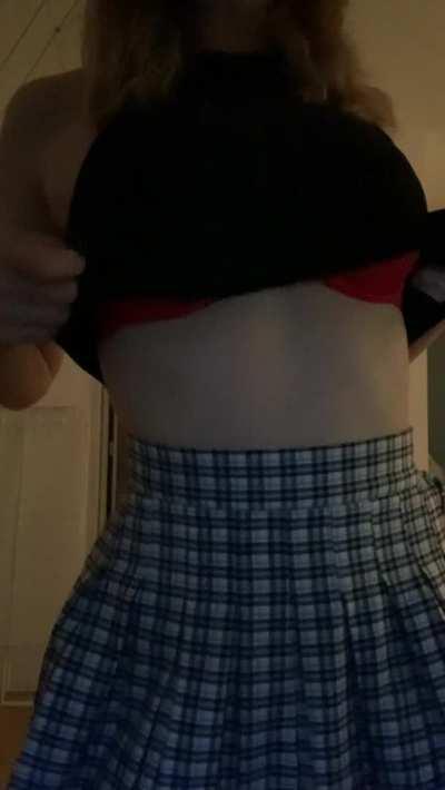My ex never liked my tiny tits, you like them?