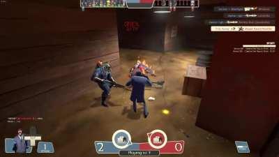 Never Schadenfreude when you fight with a spy.