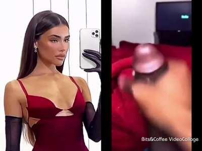 [kik perislav1] My roommate caught me jerking off to Madison. The next day I saw him all dressed up as her...