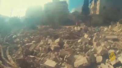 Beautiful work by Hamas warriors approaching to Zionists and handing them the bomb directly