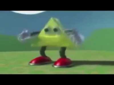 The random dancing pyramid on YouTube...