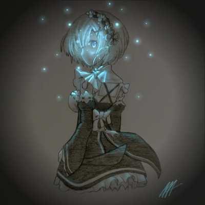 Sketch of Rem❄️(By Me) [oc]