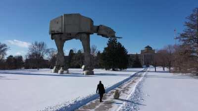 Took my dog for a walk today.